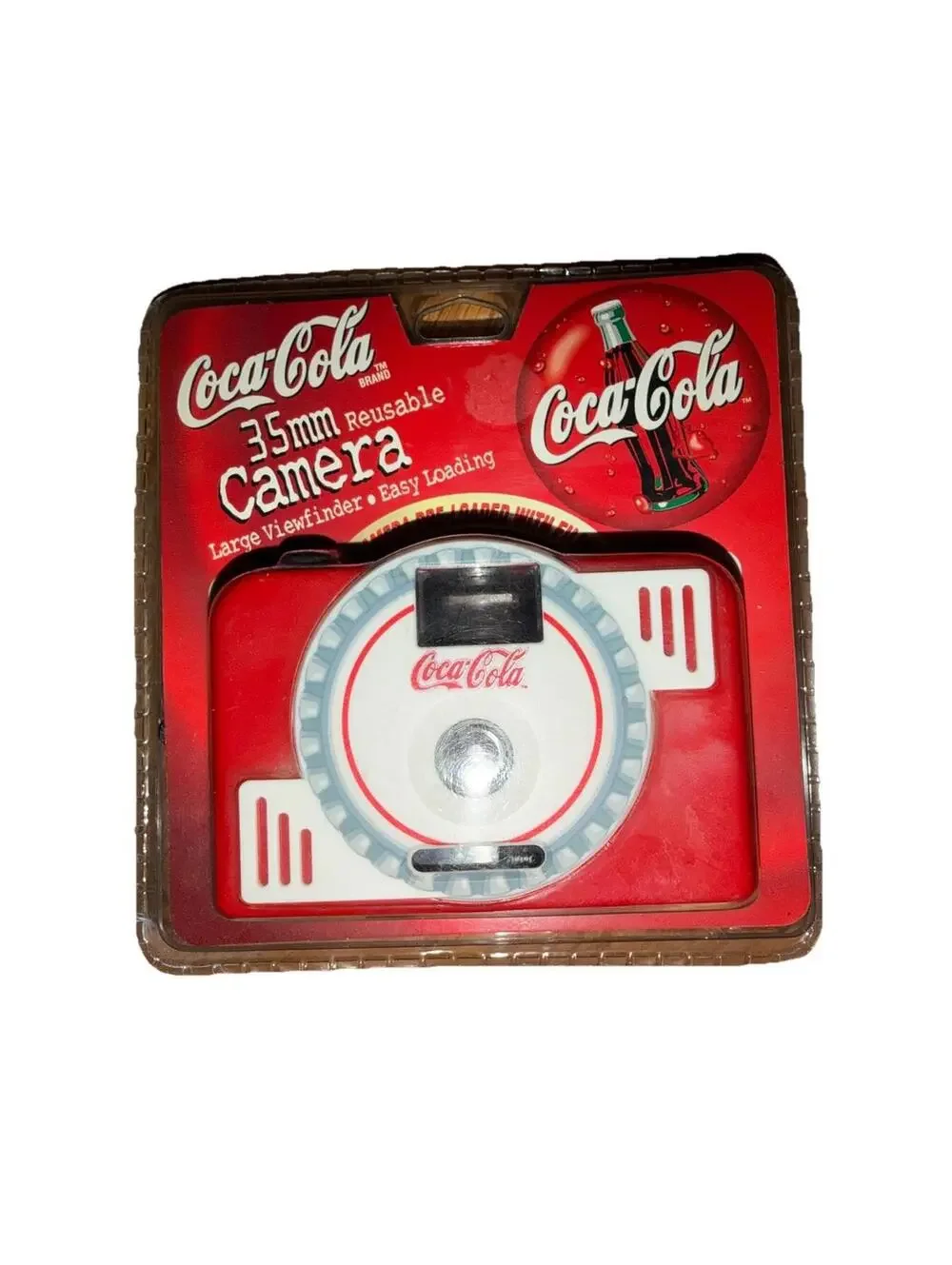NIP Vintage Coca-Cola 35mm Reusable Camera  NEW SEALED Film Included